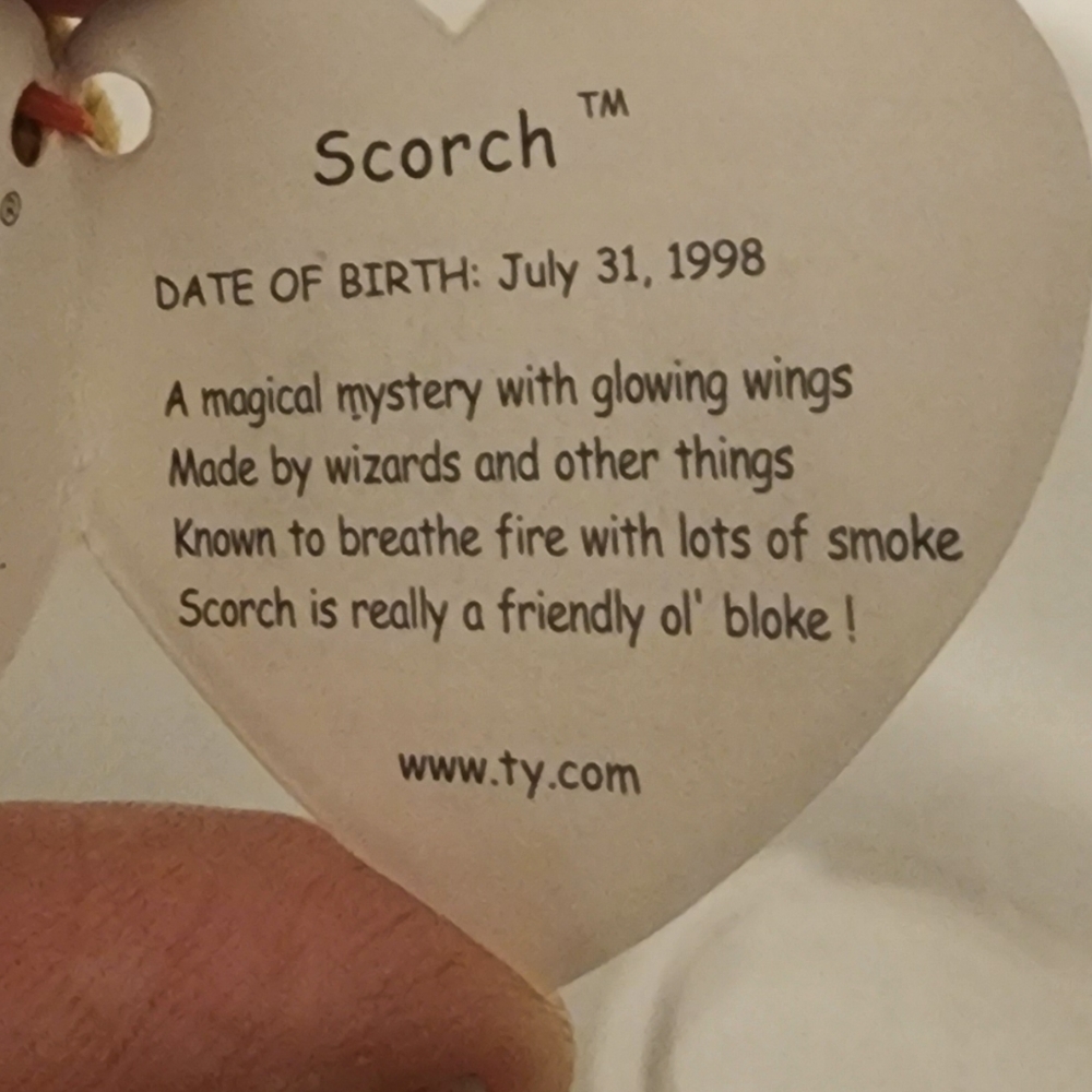Ty beanie Babies  SCORCH - Picture 8 of 13